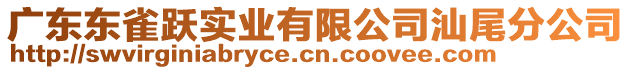 廣東東雀躍實業(yè)有限公司汕尾分公司