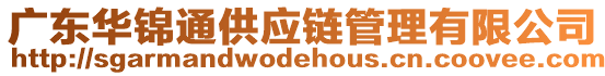 廣東華錦通供應(yīng)鏈管理有限公司