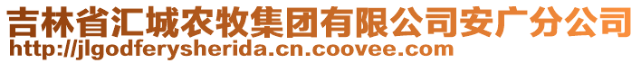 吉林省汇城农牧集团有限公司安广分公司