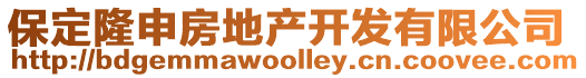 保定隆申房地產(chǎn)開發(fā)有限公司