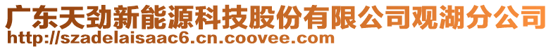 廣東天勁新能源科技股份有限公司觀湖分公司