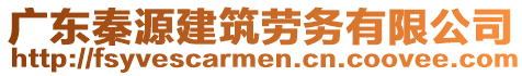 廣東秦源建筑勞務(wù)有限公司