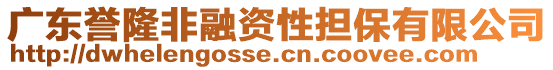 廣東譽隆非融資性擔保有限公司