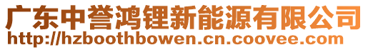 廣東中譽(yù)鴻鋰新能源有限公司