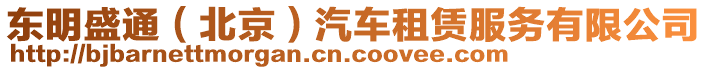 東明盛通(北京)汽車租賃服務有限公司
