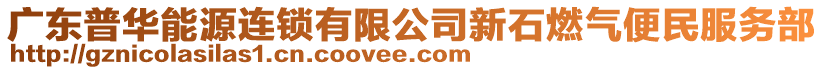 廣東普華能源連鎖有限公司新石燃?xì)獗忝穹?wù)部