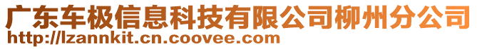 廣東車極信息科技有限公司柳州分公司