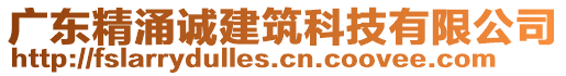 廣東精涌誠建筑科技有限公司