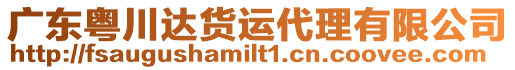 廣東粵川達貨運代理有限公司