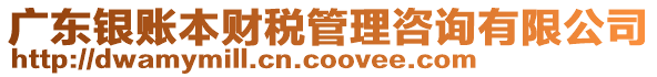 廣東銀賬本財稅管理咨詢有限公司