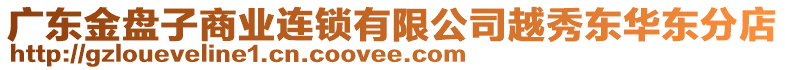 廣東金盤子商業連鎖有限公司越秀東華東分店