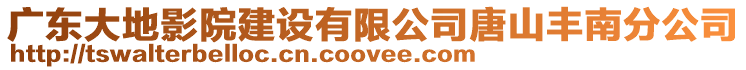 廣東大地影院建設有限公司唐山豐南分公司