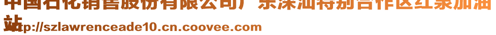 中國石化銷售股份有限公司廣東深汕特別合作區(qū)紅泉加油
站