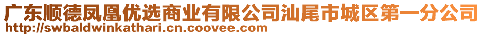 廣東順德鳳凰優(yōu)選商業(yè)有限公司汕尾市城區(qū)第一分公司