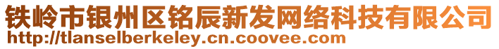 铁岭市银州区铭辰新发网络科技有限公司