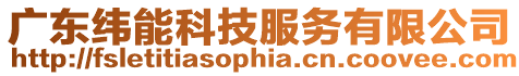 廣東緯能科技服務有限公司