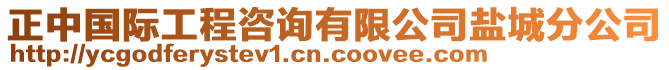 正中國際工程咨詢有限公司鹽城分公司