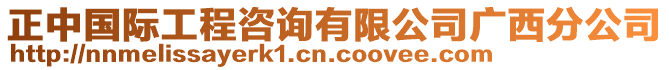 正中國(guó)際工程咨詢有限公司廣西分公司