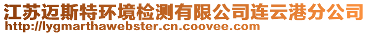 江苏迈斯特环境检测有限公司连云港分公司