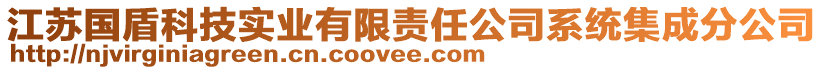 江蘇國盾科技實業(yè)有限責任公司系統(tǒng)集成分公司