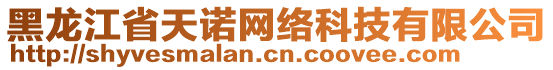 黑龍江省天諾網(wǎng)絡(luò)科技有限公司