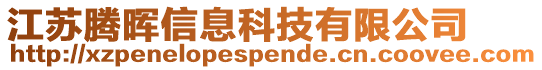 江蘇騰暉信息科技有限公司