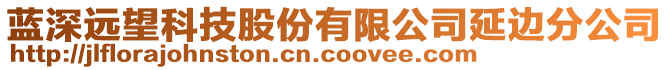 藍(lán)深遠(yuǎn)望科技股份有限公司延邊分公司