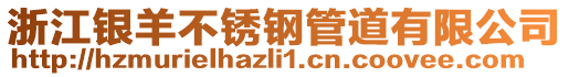 浙江銀羊不銹鋼管道有限公司