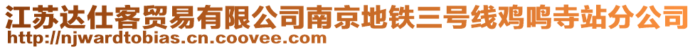 江蘇達仕客貿易有限公司南京地鐵三號線雞鳴寺站分公司