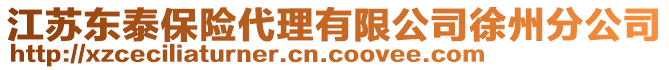 江蘇東泰保險代理有限公司徐州分公司