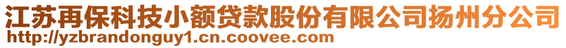江蘇再保科技小額貸款股份有限公司揚州分公司