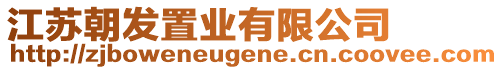 江蘇朝發置業有限公司
