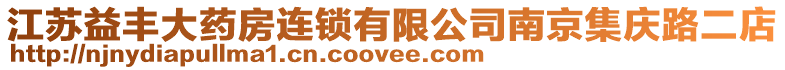 江蘇益豐大藥房連鎖有限公司南京集慶路二店