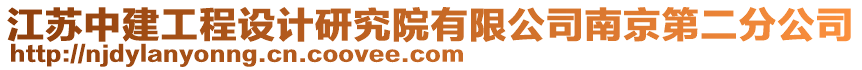 江蘇中建工程設計研究院有限公司南京第二分公司