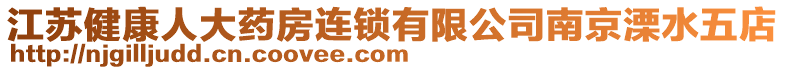 江蘇健康人大藥房連鎖有限公司南京溧水五店