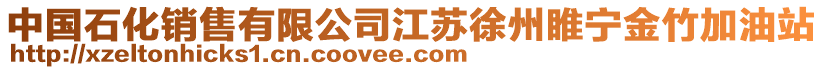 中國石化銷售有限公司江蘇徐州睢寧金竹加油站