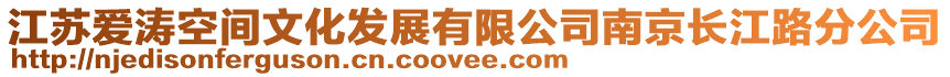 江蘇愛濤空間文化發(fā)展有限公司南京長(zhǎng)江路分公司