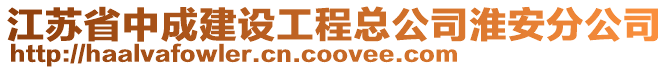 江蘇省中成建設工程總公司淮安分公司