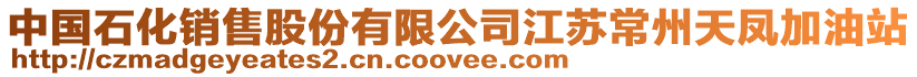 中國石化銷售股份有限公司江蘇常州天鳳加油站