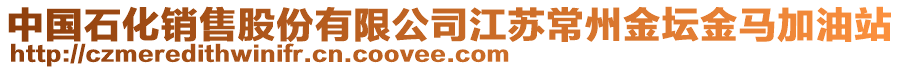 中國(guó)石化銷售股份有限公司江蘇常州金壇金馬加油站
