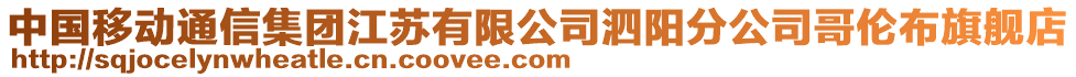 中國(guó)移動(dòng)通信集團(tuán)江蘇有限公司泗陽分公司哥倫布旗艦店