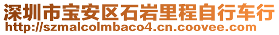 深圳市寶安區(qū)石巖里程自行車行