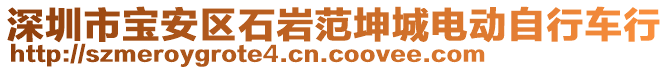 深圳市寶安區石巖范坤城電動自行車行
