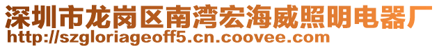 深圳市龍崗區(qū)南灣宏海威照明電器廠