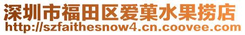深圳市福田區(qū)愛菓水果撈店