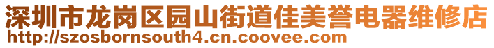 深圳市龍崗區(qū)園山街道佳美譽電器維修店