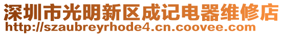 深圳市光明新區(qū)成記電器維修店