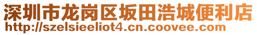 深圳市龍崗區(qū)坂田浩城便利店