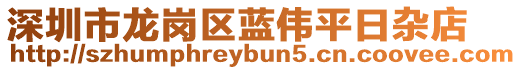 深圳市龍崗區藍偉平日雜店