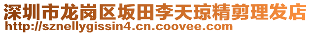深圳市龍崗區(qū)坂田李天瓊精剪理發(fā)店